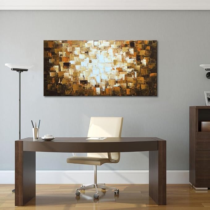 Large Textured Abstract Wall Art Modern Oil Painting on Canvas Picture Artwork Decor for Wall