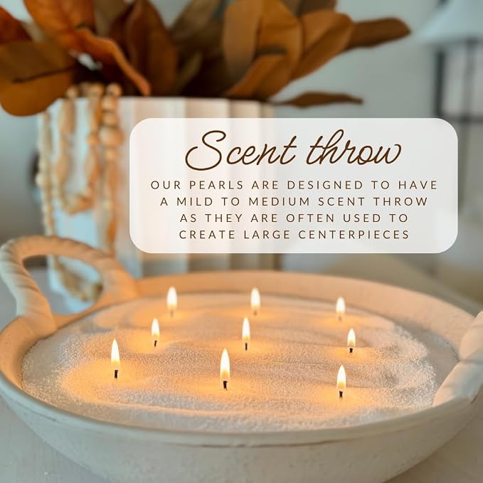 Foton Pearled Candle Le Cube Concrete Vase Set 16 Oz Square - Tailored Tux Scented - Refillable Jar Scented Candle Sand Wax with 15 Wicks - Natural Non-Toxic Decorative Candles for Home