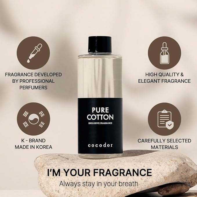 COCODOR Reed Diffuser Oil Refill/Refreshing Air/6.7oz(200ml)/1 Pack/Aroma Therapy, Home Fragrance, Scented Oils, Oils for Reed Diffuser, Office Décor, Decoration