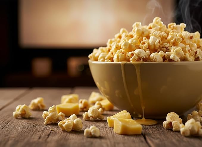Hot Buttered Popcorn Strongly Scented Hand Poured Vegan Wax Melts, 12 Scented Wax Cubes, 6.4 Ounces in 2 x 6-Packs