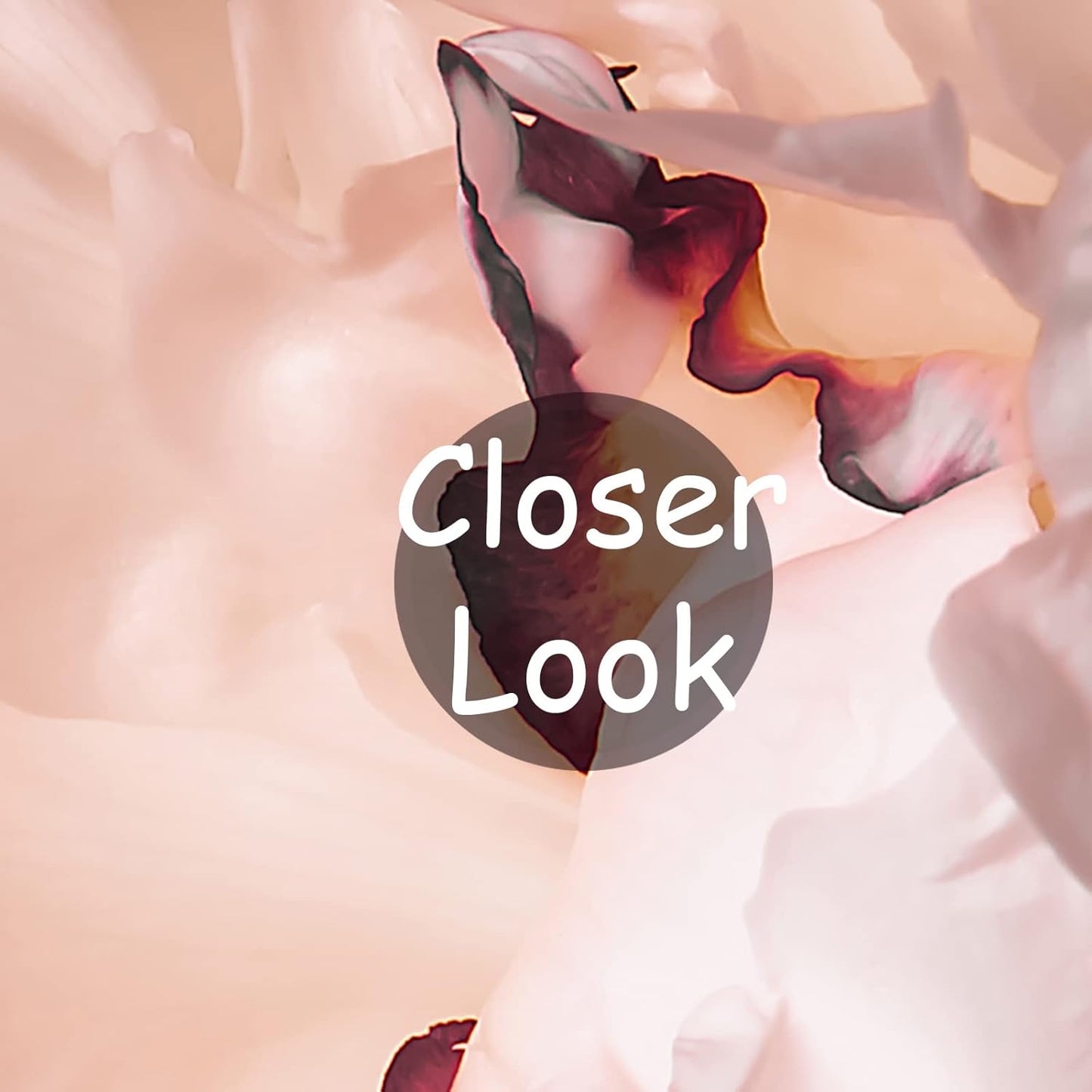 Dark Floral Wallpaper Peony Flowers Wall Mural Wallpaper for Girls Bedroom (Not Peel n' Stick)