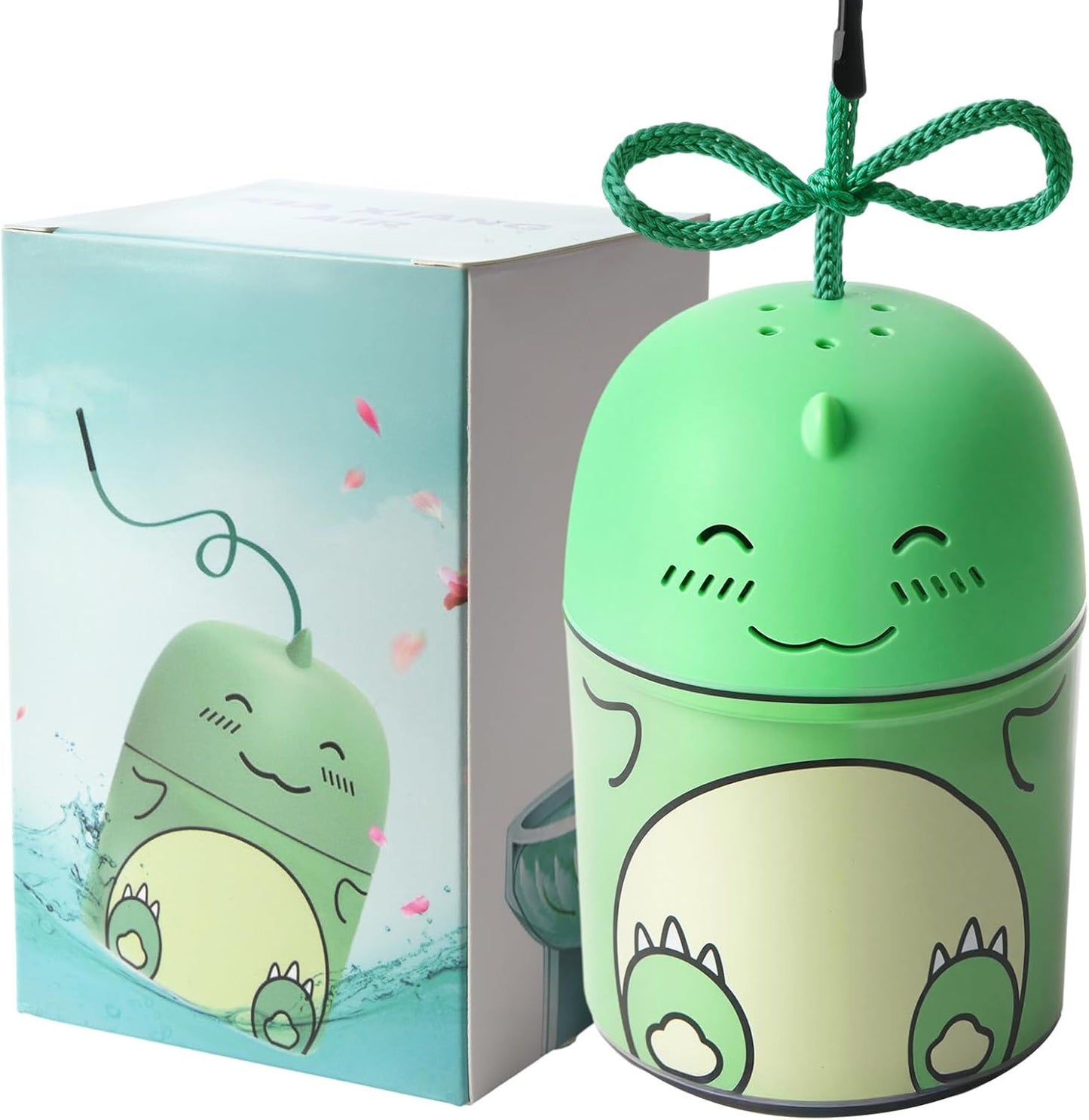 Toilet Bowl Cleaner-Cute Dinosaur-Shaped Toilet Bowl Cleaner Bottle Automatic Bathroom Toilet Tank Cleaner Easy-To-Use Septic Safe Toilet Cleaner in Bottle with Jasmine Scent (1, green)