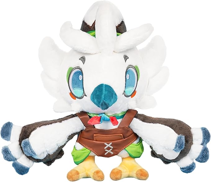 Nadou TLOZ Tulin Plush, 12 Inch White Bird Stuffed Animal, Halloween, Christmas, Birthday Hug Toys for Boys and Girls