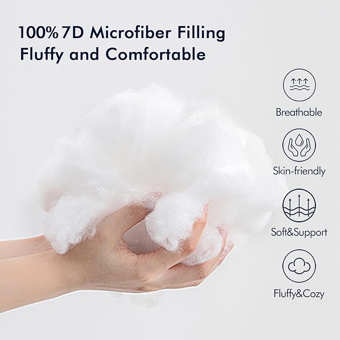 MIULEE Pack of 4 12x18 Outdoor Pillow Inserts, Water-Resistant Throw Pillow Inserts Decorative Premium Rectangle Pillow Stuffer Sham for Porch Swing Couch Sofa Cushion Patio Furniture