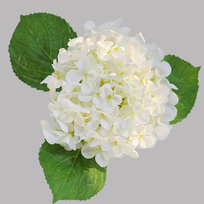 2pcs Artificial Hydrangea Artificial Trees 3ft Faux Hydrangeas Flower Tree with Pot for Front Porch Planters Decoration Outdoor Fake Silk Floral Plant for Home Patio Entrance Decor Indoor, White