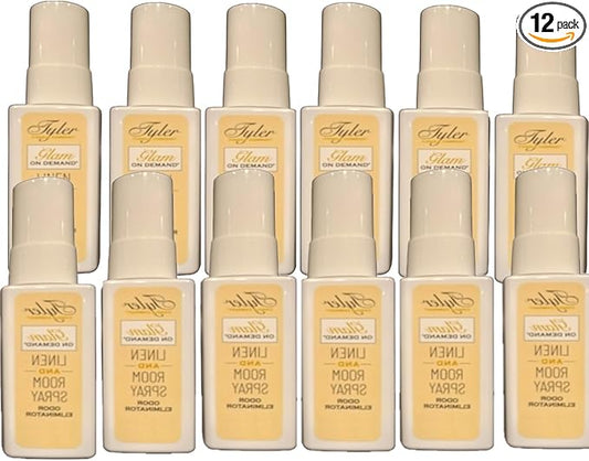 Tyler Candle Company - Spray On Demand - Diva fragrance - 34g / 1.2oz (Pack of 12), Clear