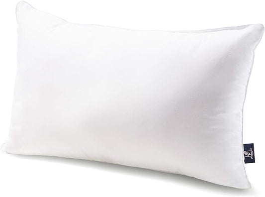 Phantoscope 12x20 Pillow Insert - Throw Pillow Insert with 100% Cotton Cover - Microfiber Lumbar Square Form Pillow Sham Stuffer - Couch Cushion Pillows, 1 Count (Pack of 1)