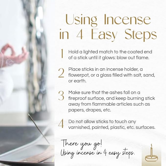 Gonesh - Classic Incense Sticks Variety Pack - Non-Toxic 10” Slow Burn Aromatic Sticks - No. 2, 4, 6, 7 and 8-5 Packs of 20