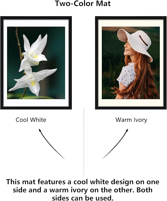 CORE ART 18x24 Frame, 18 x 24 Poster Frame Black, Display Pictures 16x20 with Mat or 18x24 Without Mat, Wall Gallery Photo Frames, 2 Pack