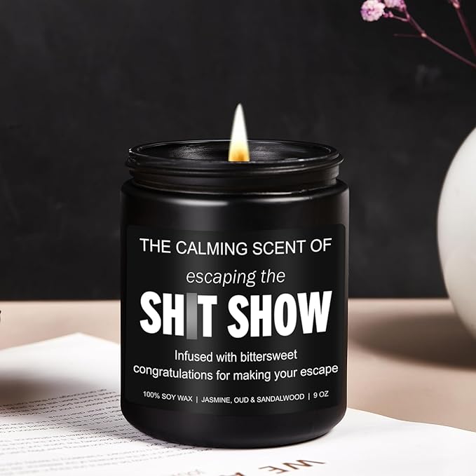 Younift Sarcastic Candles, Going Away, Goodbye, Farewell Gifts for Coworkers - Retirement, Coworker Leaving Gifts for Women, Men - Leaving Job, Moving Away Presents for Friends, Boss, Work Bestie