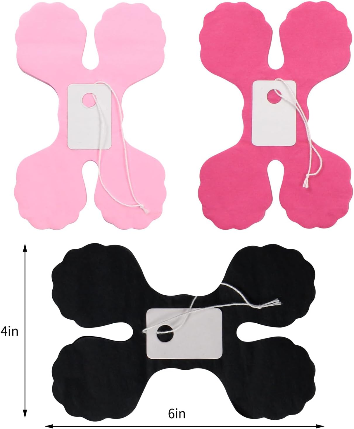 Hot Pink Black Party-Decorations Streamers Garland - 157Ft Four-Leaf Clover Hanging Banner, Wedding Engagement Bachelorette Birthday Baby Bridal Shower Decor Hugtmr