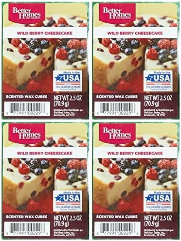 Better Homes and Gardens Wild Berry Cheesecake Wax Cubes - 4-Pack