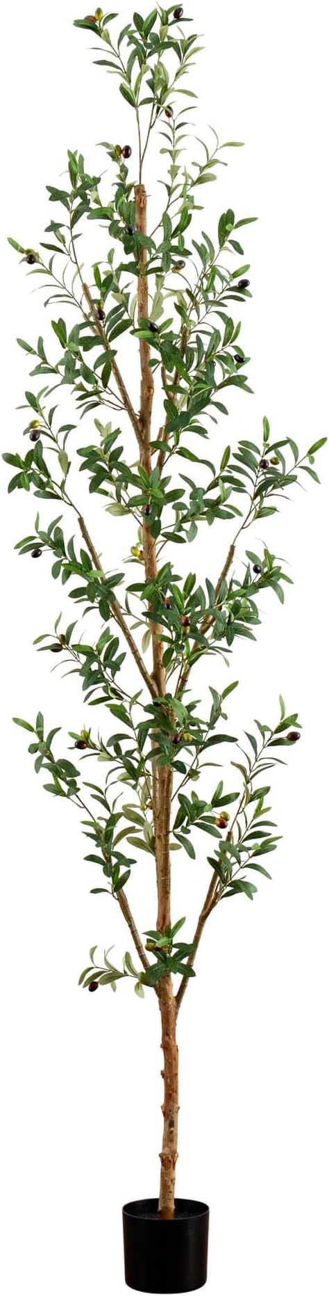 Potted Olive Artificial Tree - 8' - Green