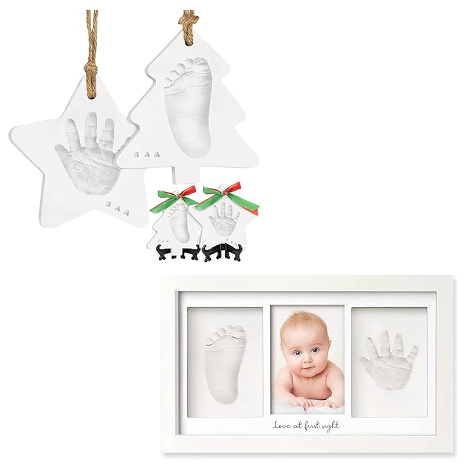 KeaBabies Baby Hand and Footprint Kit and Personalized Baby Gifts - Dog Paw Print Kit - Baby Footprint Kit - Personalized Baby Footprint Kit - Newborn Keepsake Baby Handprint Kit - Baby Handprint