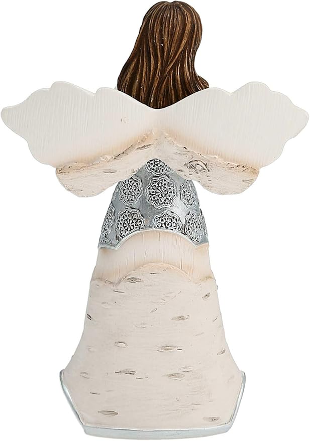 Pavilion Gift Company 82349 Granddaughter Angel Figurine, 5-1/2-Inch, Silver