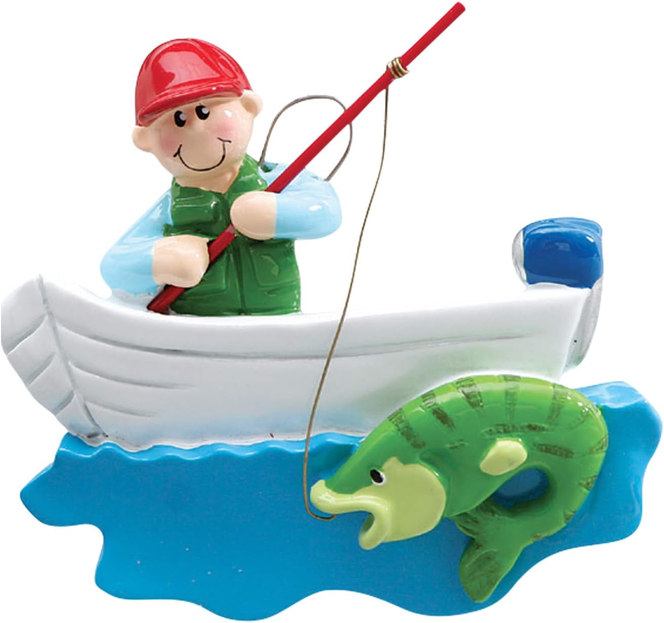 Elves Personalized Fly Fishing Ornament 2024 - Boating Fisherman Christmas Tree Decor Merry Fishmas Outdoor Fun by Elves