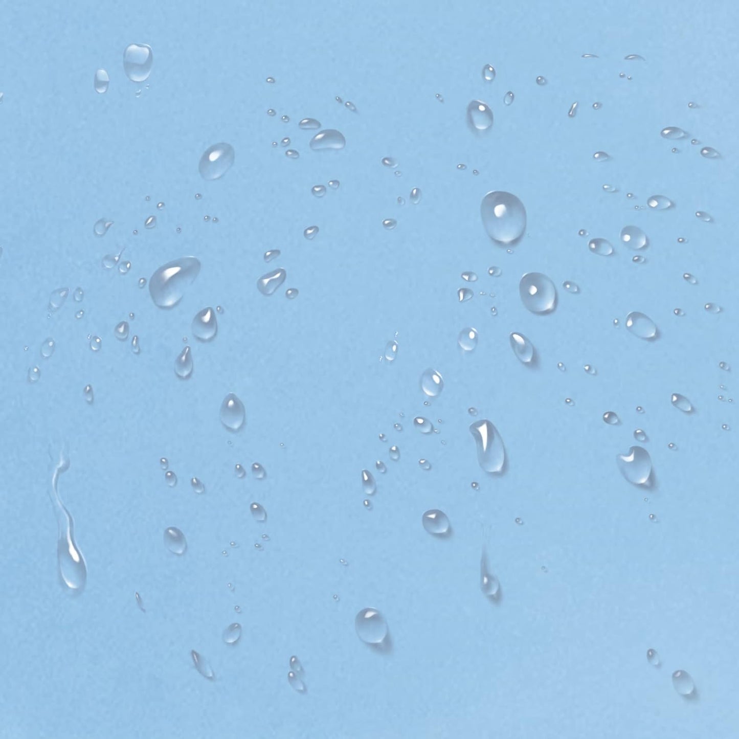 SuperO Waterproof Spandex Table Cover for 6FT Table Universal Fitted Stretch Tablecloth for Party, Banquet, Wedding and Events-Blue Mist