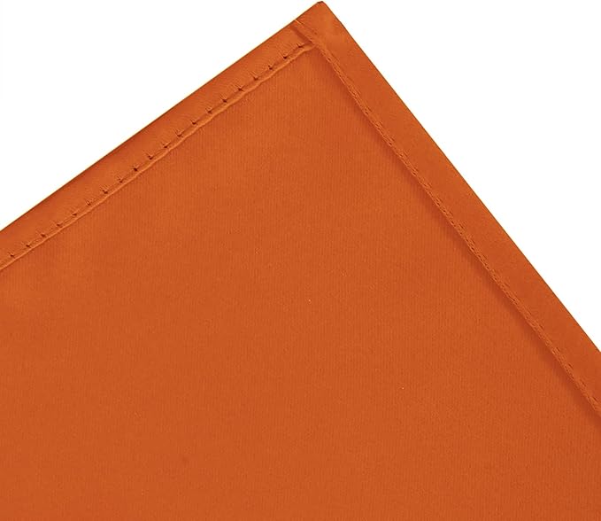 LEMOMO Blackout Curtains 52 x 120 Inch Long Orange Curtains Set of 2 Panels Room Darkening Curtains for Bedroom and Living Room