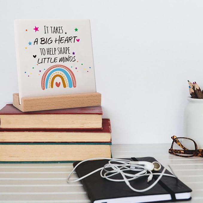 Teacher Appreciation Gifts for Christmas, Graduation Birthday Teacher's Day Gifts for Teacher Mentor Coach- It takes a big heart to shape little minds