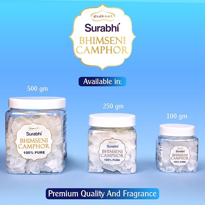 Shubhkat Bhimseni 100% Pure Camphor 100 gm