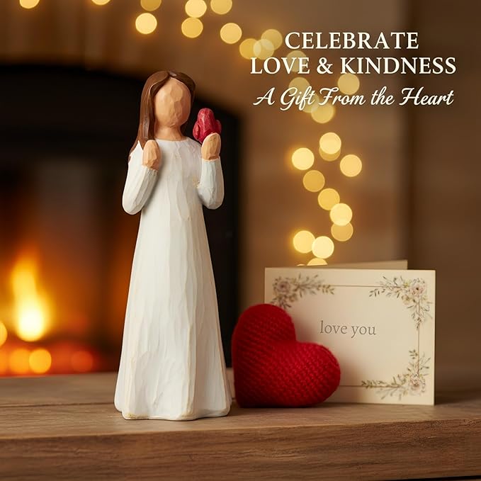TOHLUCS Cardinal Angel Statue: Exquisite Sculpted Hand-Painted Messenger Figurine, Meaningful Remembrance Gift for Loss, Elegant Cardinal Gifts for Women, Christmas Ornaments & Memorial Home Decor