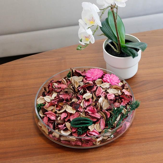 Qingbei Rina Spring Potpourri Bags,Rose Scented Decorative Potpourri Dried Flowers,Pink Bowl Filler,Vase Fillers,Home Fragrance Sachet,(8.4 oz)
