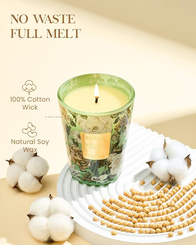 M&SENSE Eucalyptus Sage Soy Candle, 14.1oz, Meditation Relaxing Scent | 60H Slow Burn, Non-Toxic, Stress Relief, Relaxation Home Fragrance, Housewarming Gift