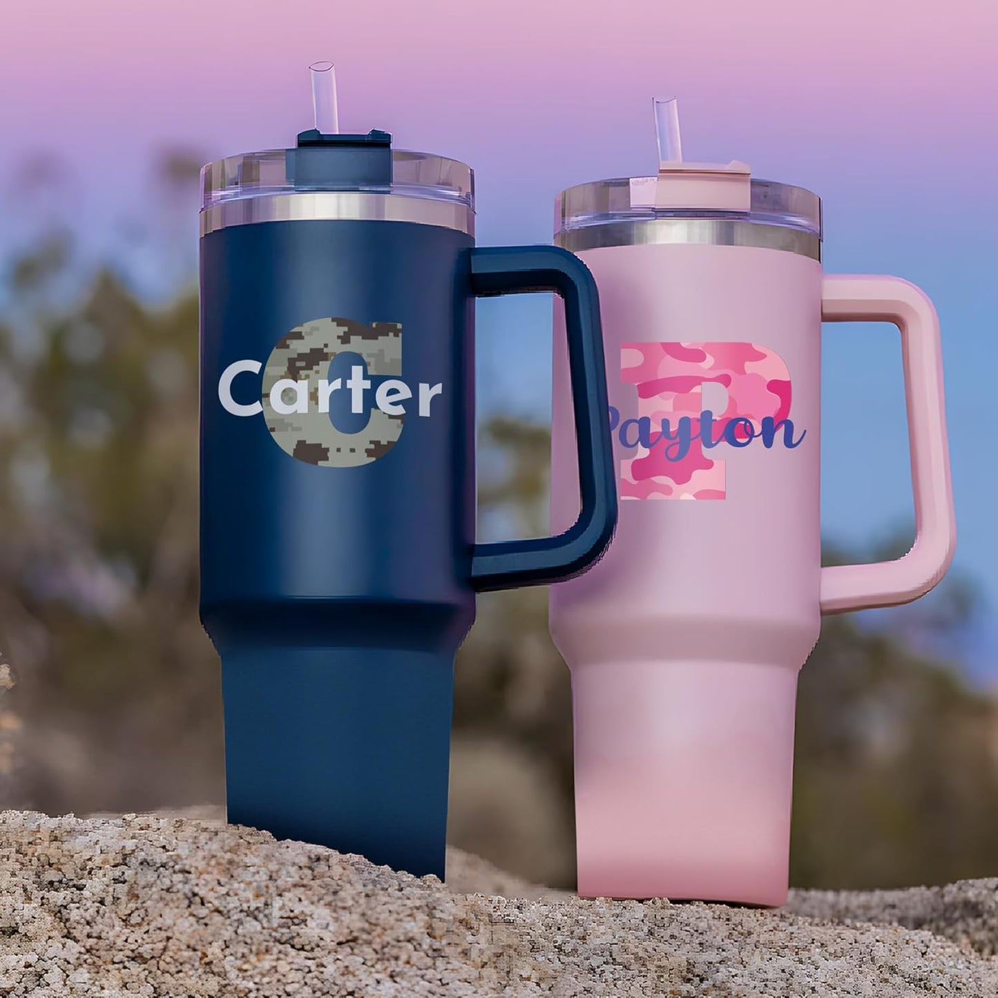 CRYPTONITE Personalized Name & Initial Sticker for Tumblers | Customized Stickers for Your Car | Custom Sticker for Your Laptop | Custom Decal for Bottle (D. Name & Initial Sticker)