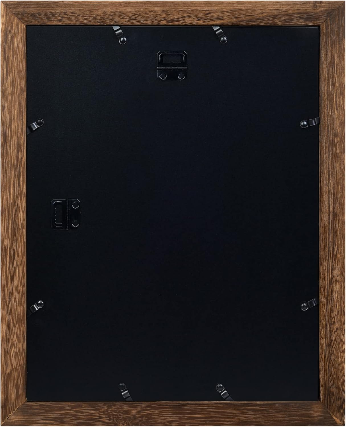 Yaetm-11x14 Picture Frame, Natural Solid Wood Photo Frame Display for Wall Mounting, High Definition Glass Carbonized Black(2 Pack)