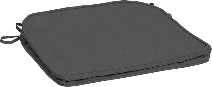 Arden Selections ProFoam Performance Outdoor Seat Cushion 19 x 20, Slate Grey