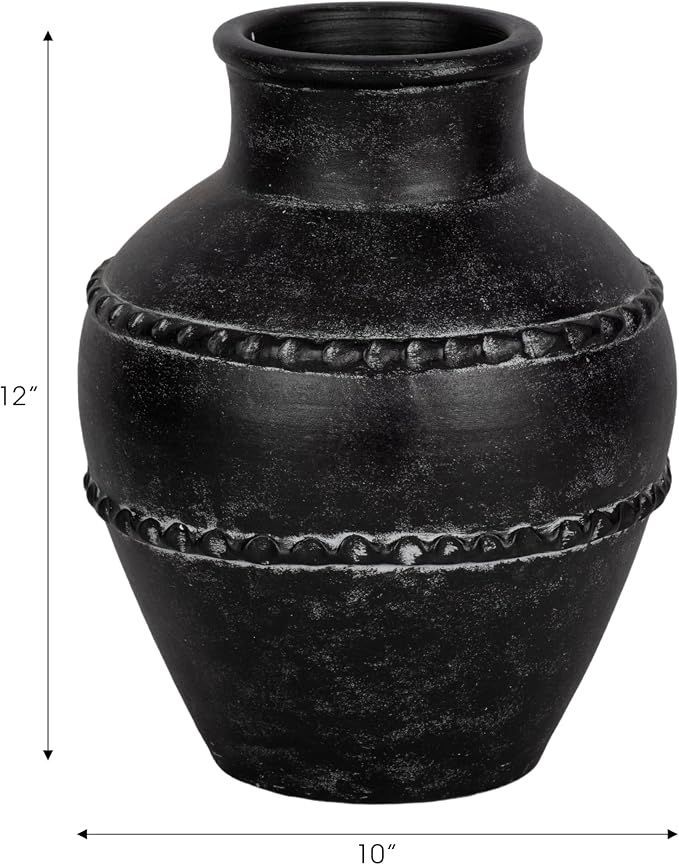 Sagebrook Home Traditional Terracotta Vase