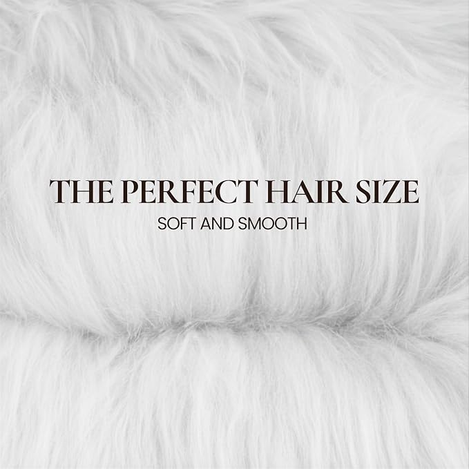 Premium 100% Genuine Sheepskin Rug 5x6 Ft – Natural White Soft & Fluffy Large Sheepskin Rug for Bedroom or Living Room – Made in Argentina