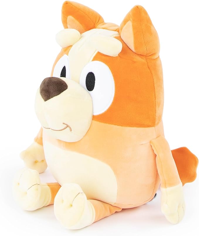 Jay Franco Plusg Pillow Buddy Super Soft Polyester Microfiber| Bluey Bingo 16 Inches