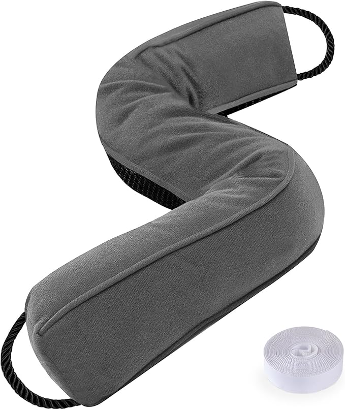 Sunolga Door Draft Stopper Blocks Hot and Cold Air with Removable Washable Cover for Bottom of Door, All-Season Seal for Noise, Light, Dust, Door Sweep for Gaps Up to 3", Home Essentials, 42", Gray