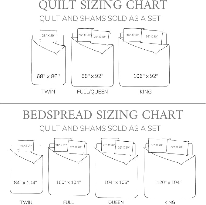 Levtex Home - Cross Stitch Bedspread Set - Full Bedspread and Two Standard Shams - Cross Stitch Pattern - Bedspread (100x104in.) and Sham (20x26in.) - Cotton