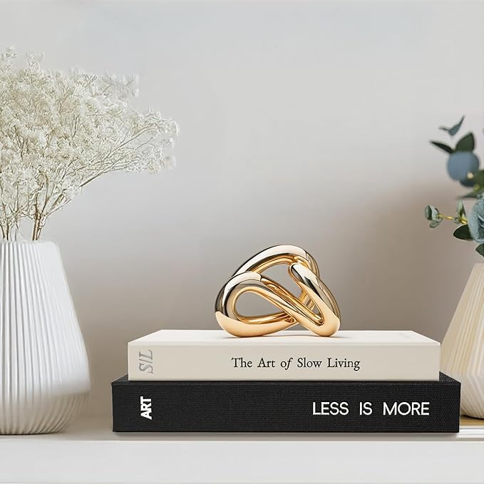 Minimalist Decorative Books - Fake Books Storage Box for Decoration - Set of 2 Linen Coffee Table Decor - Photo Storage Keepsake Box for Room Bookshelf Decor, Black