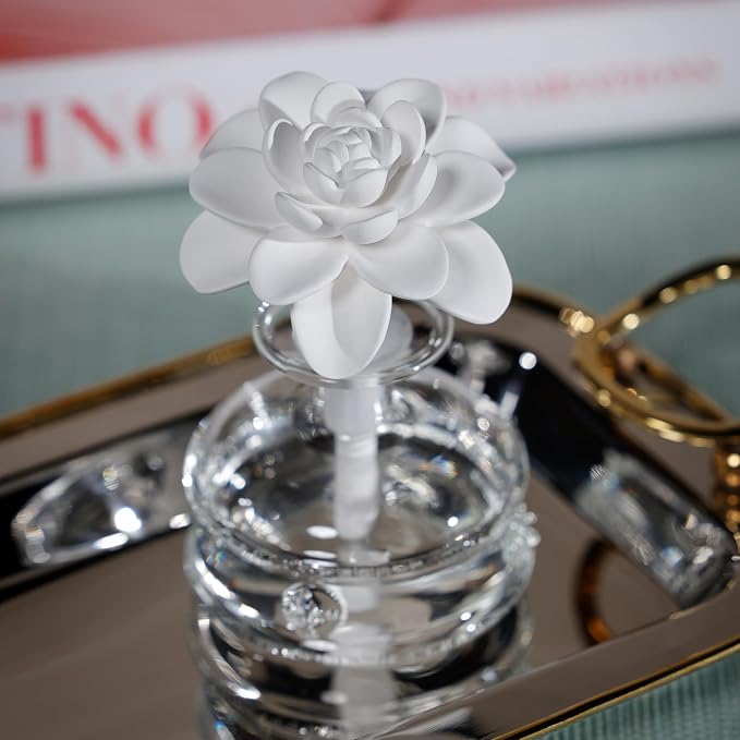Zodax Mini Grand Casablanca Porcelain Diffuser, Casablanca Lily