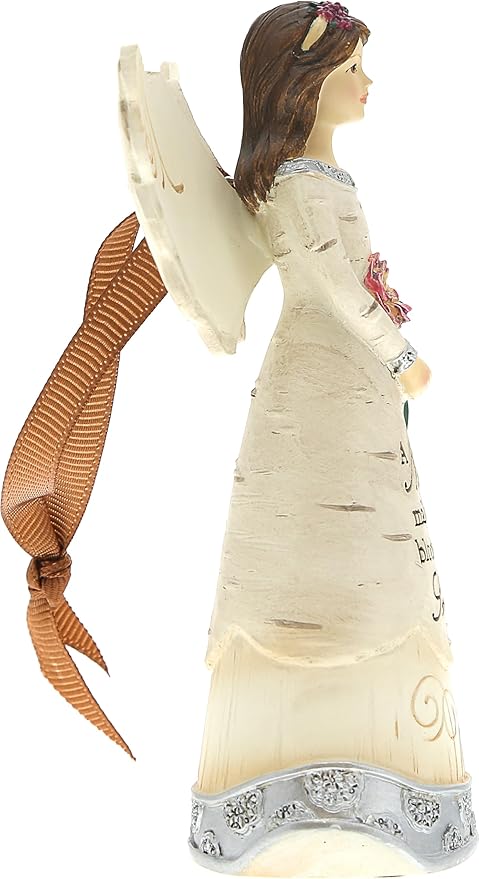 Pavilion Gift Company 82350 Niece Ornament/Angel Figurine, 4-1/2-Inch, Silver