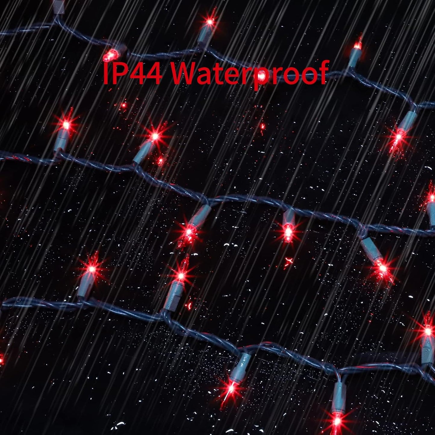 Green Wire,Red,Incandescent Bulb 100 Mini String Lights for Indoor Christmas Tree Garland Birthday Wedding Party Festival Decoration