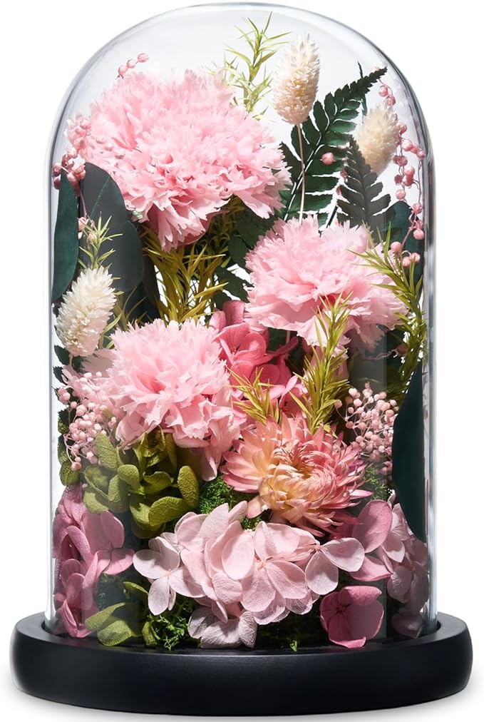 Preserved Roses,Forever Fresh Flowers 7.48in,Gift for Women,Mom,Grandma,Wife,Girlfriend,Sister,and Daughter Perfect for Birthday,Mother’s Day,Valentine’s Day (Thankful Pink3)