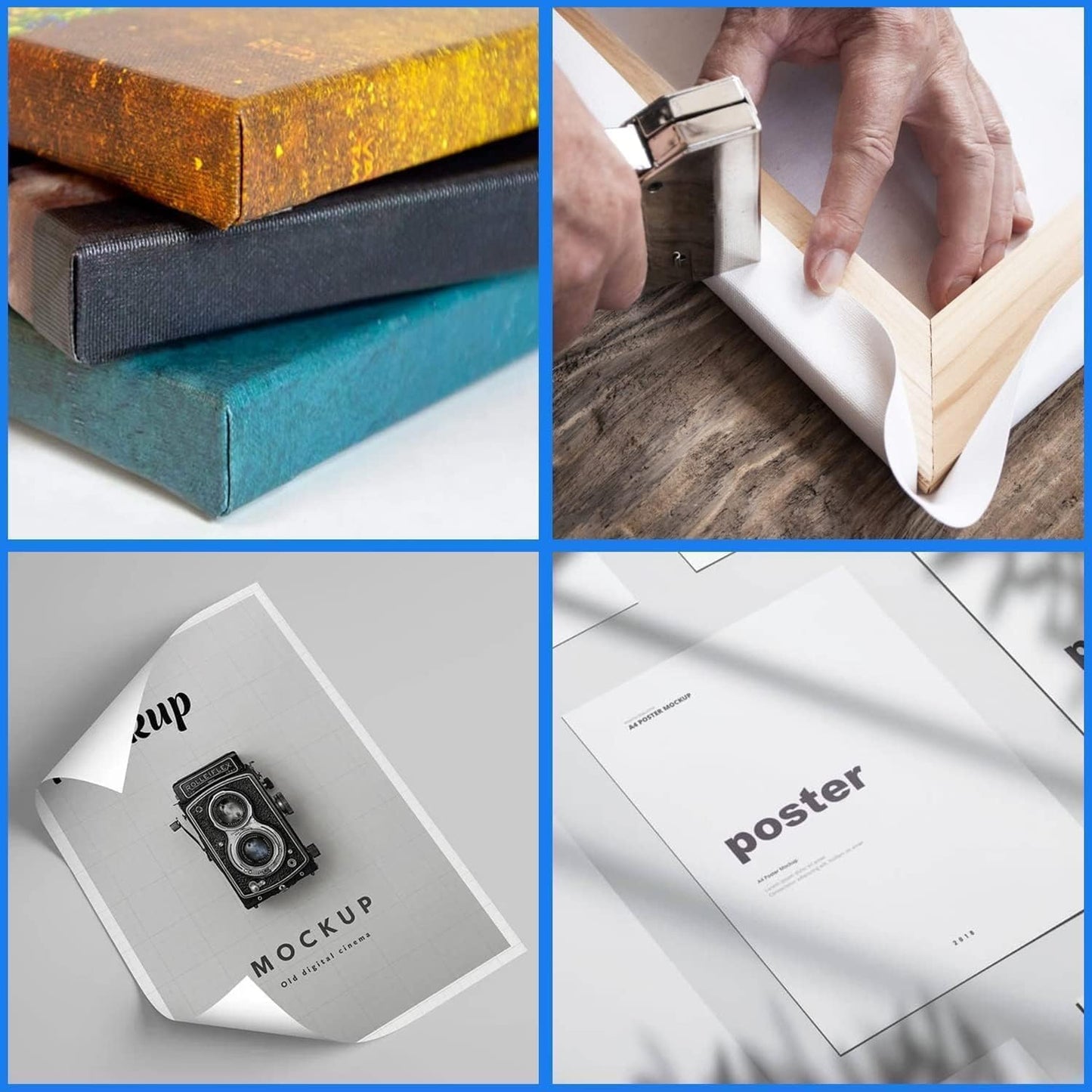 Moonlight Witches Halloween Canvas Art Picture,Three Witches on Broom in Forest Painting Print Gothic Decor,Halloween Witch Poster Witchy Room Aesthetic Bedroom Home Decorations,20"x30" Framed