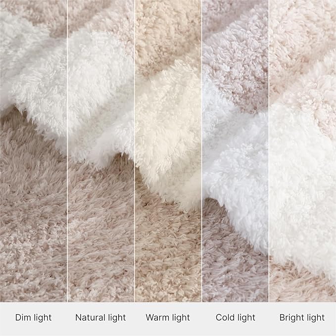WRENSONGE Soft Throw Blanket for Couch-Cozy Reversible Knitted BlanketsW | Lightweight Warm Fluffy Decor for Women, Mom, Her & Girls, Sofa, Chair, Bed, 50x70in, Cationic Dyeing Taupe