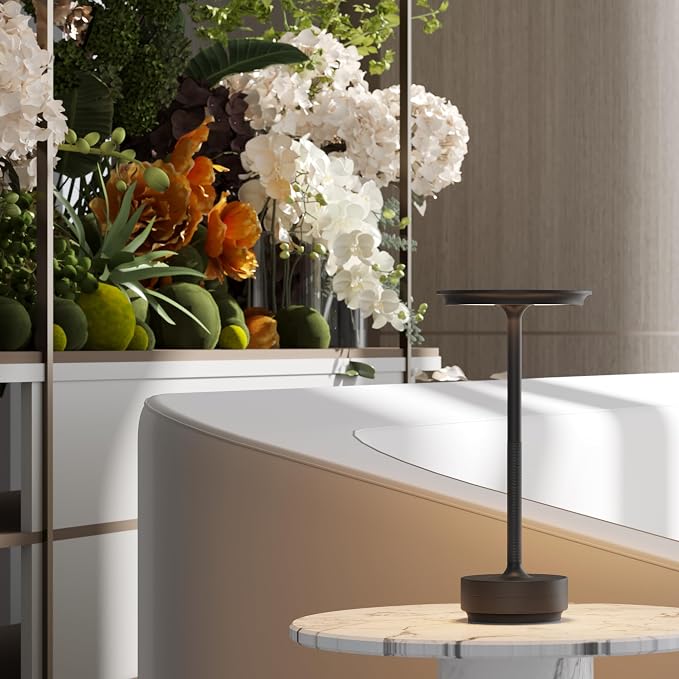 Rechargeable Cordless Table Lamps, Portable Battery Table Light.