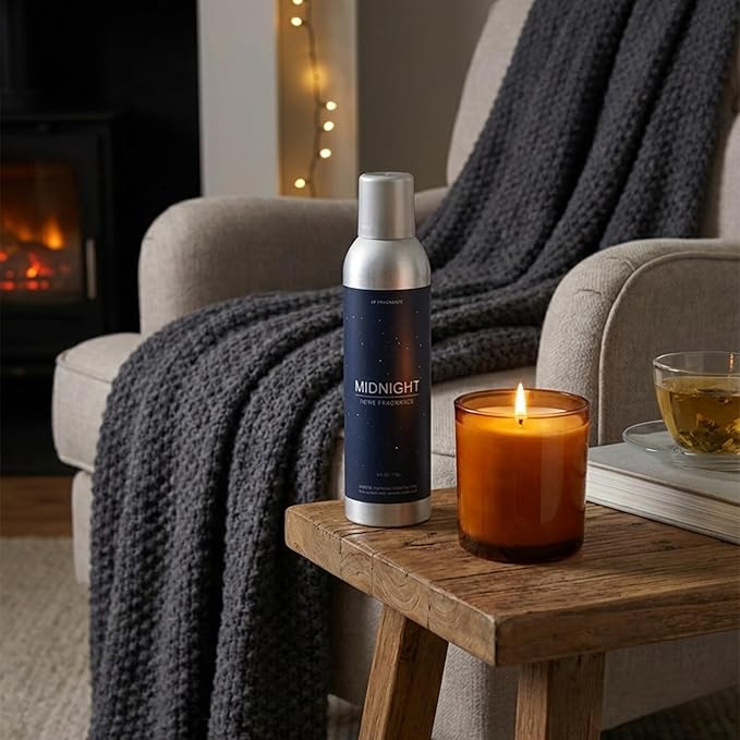 Midnight - Air Freshener Spray - Concentrated Room & Fabric Deodorizer for Home, Car, Office