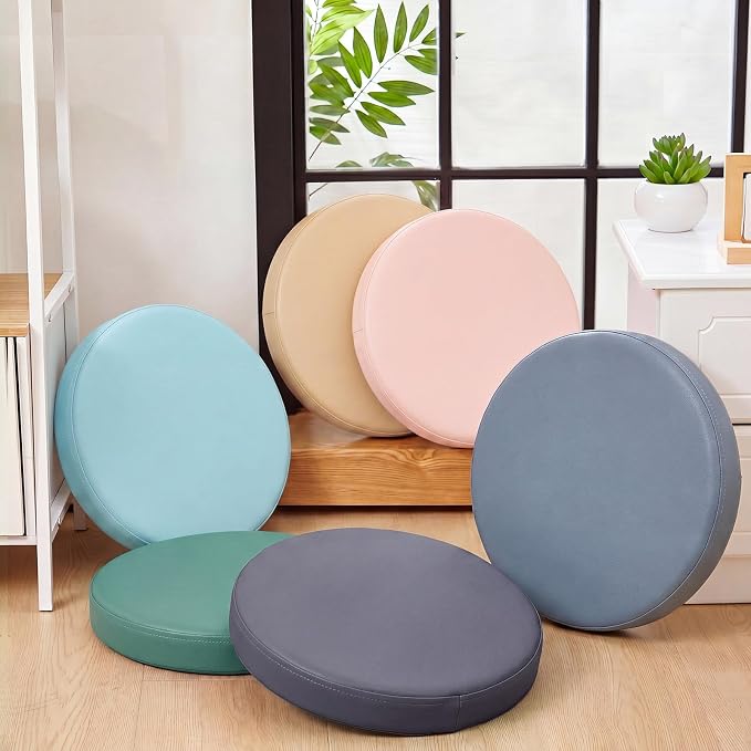 Juexica 6 Pcs Extra Thick Flexible Seating Floor Cushions Assorted Colored Pillow Floor Cushions for Classroom Soft Flexible Seating for Kids Learning Sitting Daycare School Chair (Morandi Colors)