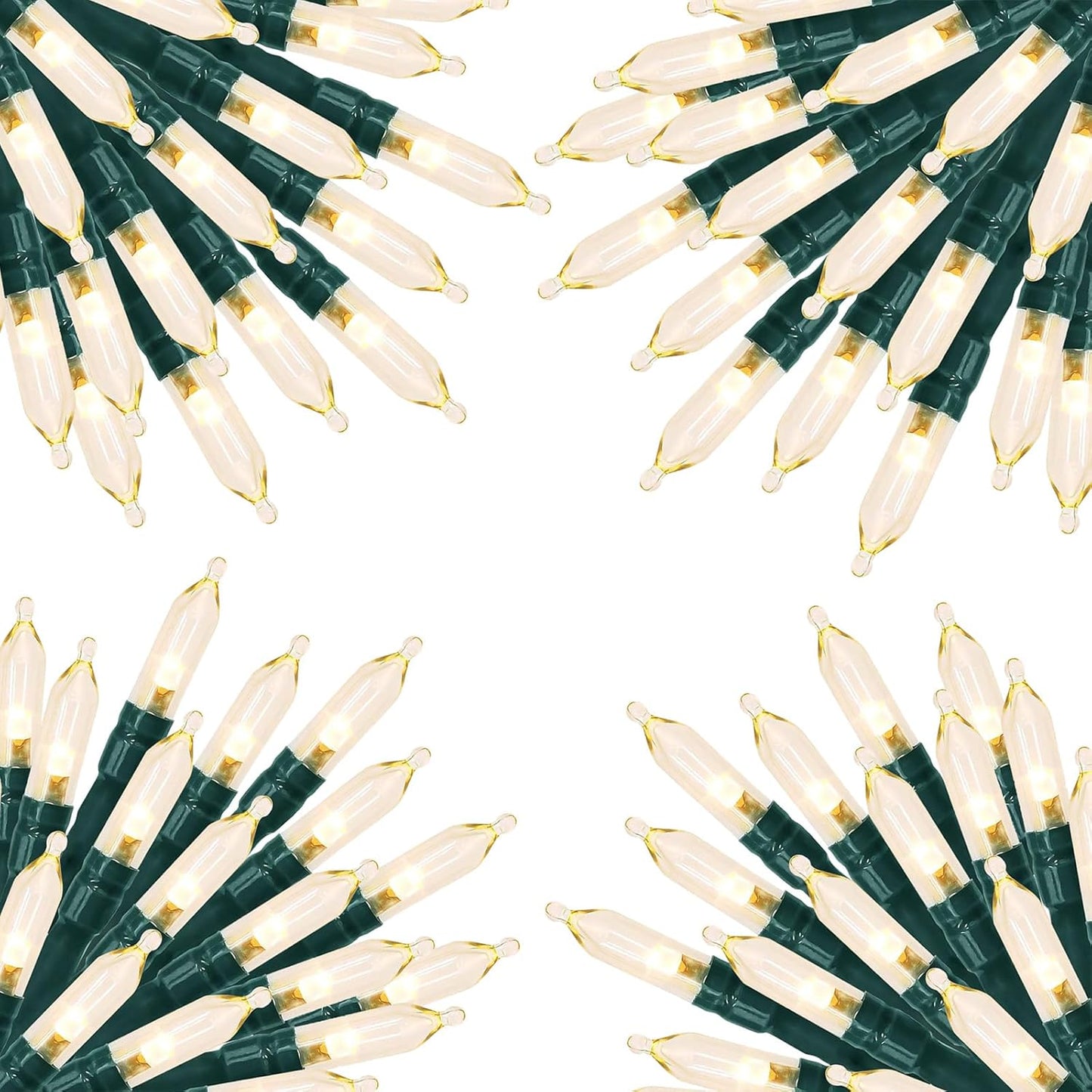 Battery Operated Christmas String Lights, 8ft 20 LED Mini Lights with Timer, Christmas Tree Lights for Indoor Outdoor Bedroom Wedding Party Holiday Xmas Decoration，Warm White（4 Pack）