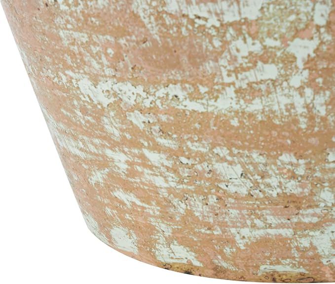 Deco 79 Ceramic Decorative Vase Antique Style Textured Patina Centerpiece Vase, Flower Vase for Home Decoration 10" x 10" x 20", Brown