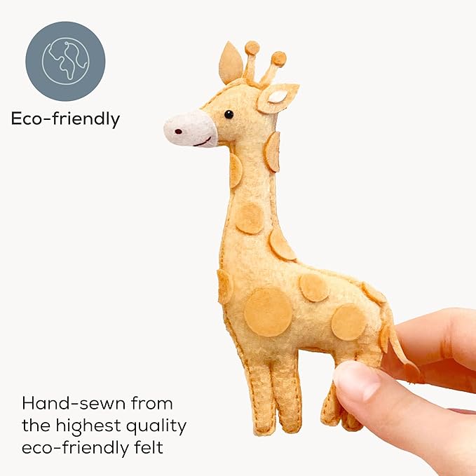 First Landings Baby Mobile for Crib - Animal Nursery Mobiles - Gender Neutral Baby Nursery Decor - Jungle