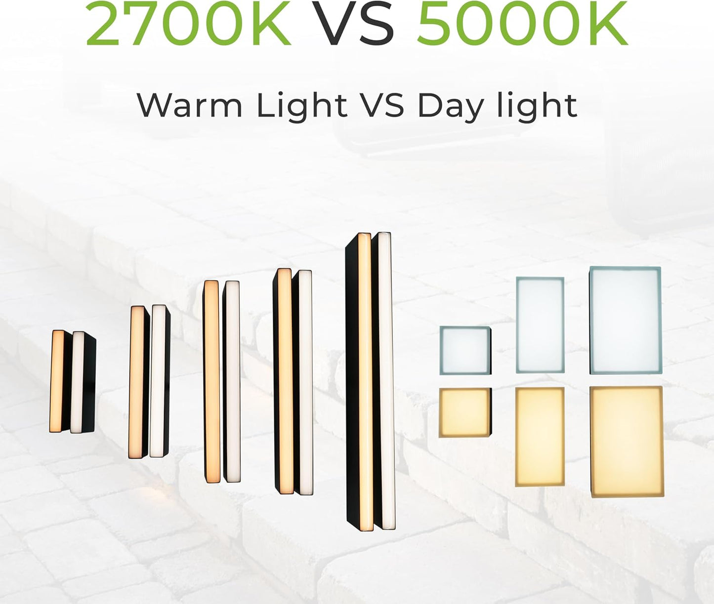 LUMENGY Paver Light Slim 0.5x6 Inch Glare-Free Brick Lighting for Pavers, Walls, Driveway, Pathway & Garden, 5000K 12V Waterproof, Drive-Over Rated