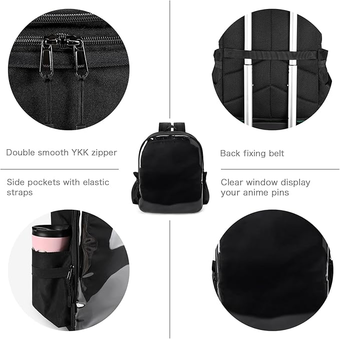 STEAMEDBUN Ita Bag Backpack with insert Pin Display Backpack for School Cosplay